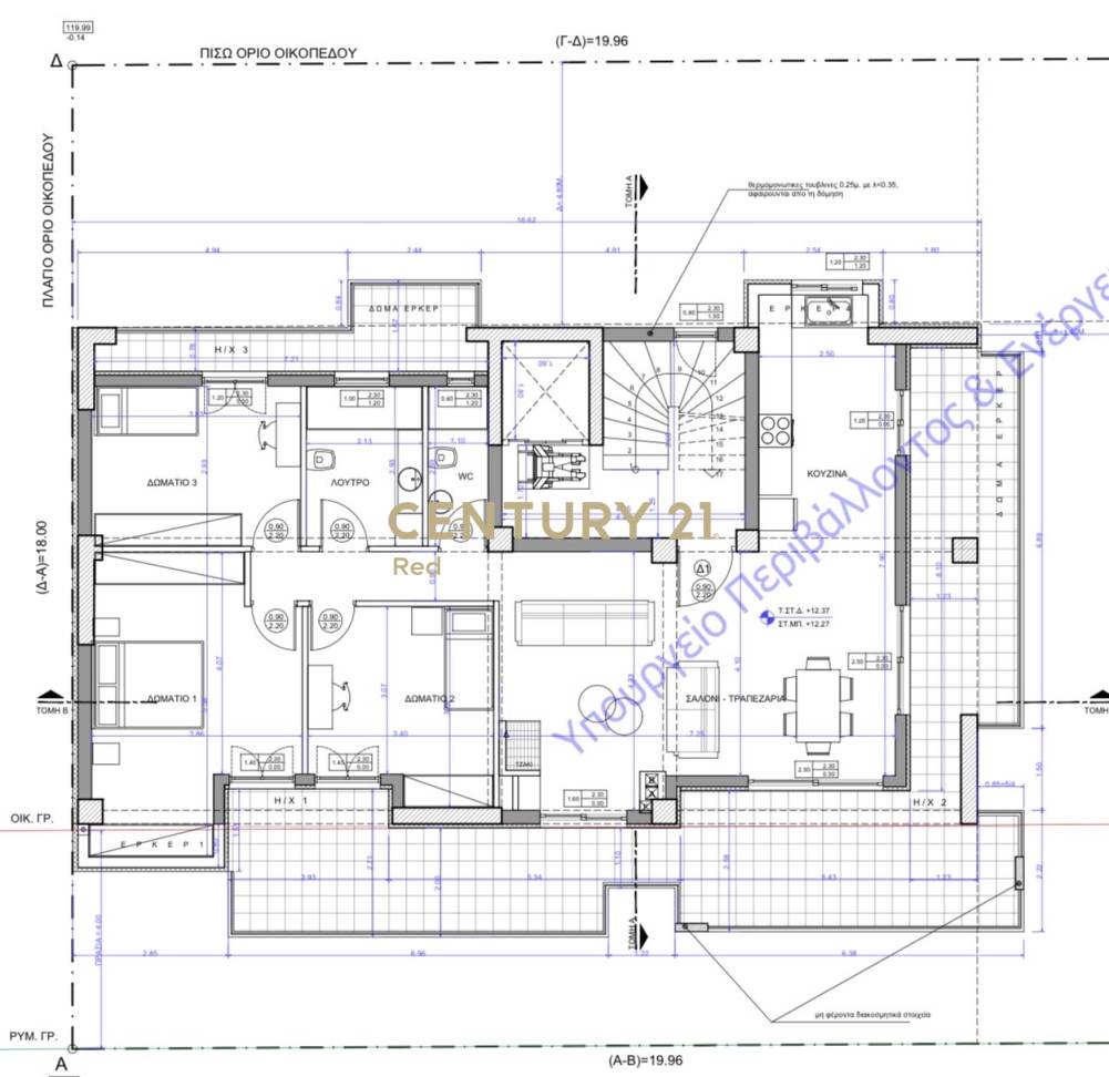Διαμέρισμα 114 τ.μ. προς πώληση στην περιοχή Πετρούπολη — φωτογραφία 10